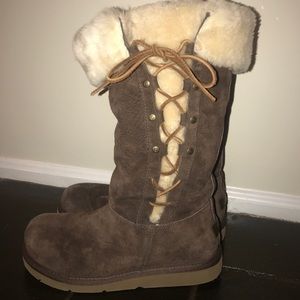 Limited Edition Brown Uggs, Worn Once!